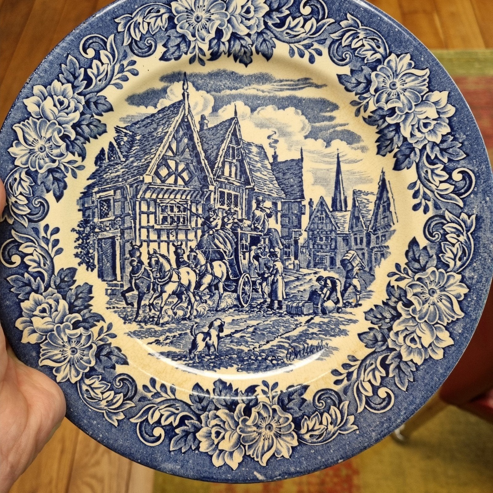English Ironstone ......... 25 cm diameter, Antiek en Kunst, Ophalen of Verzenden