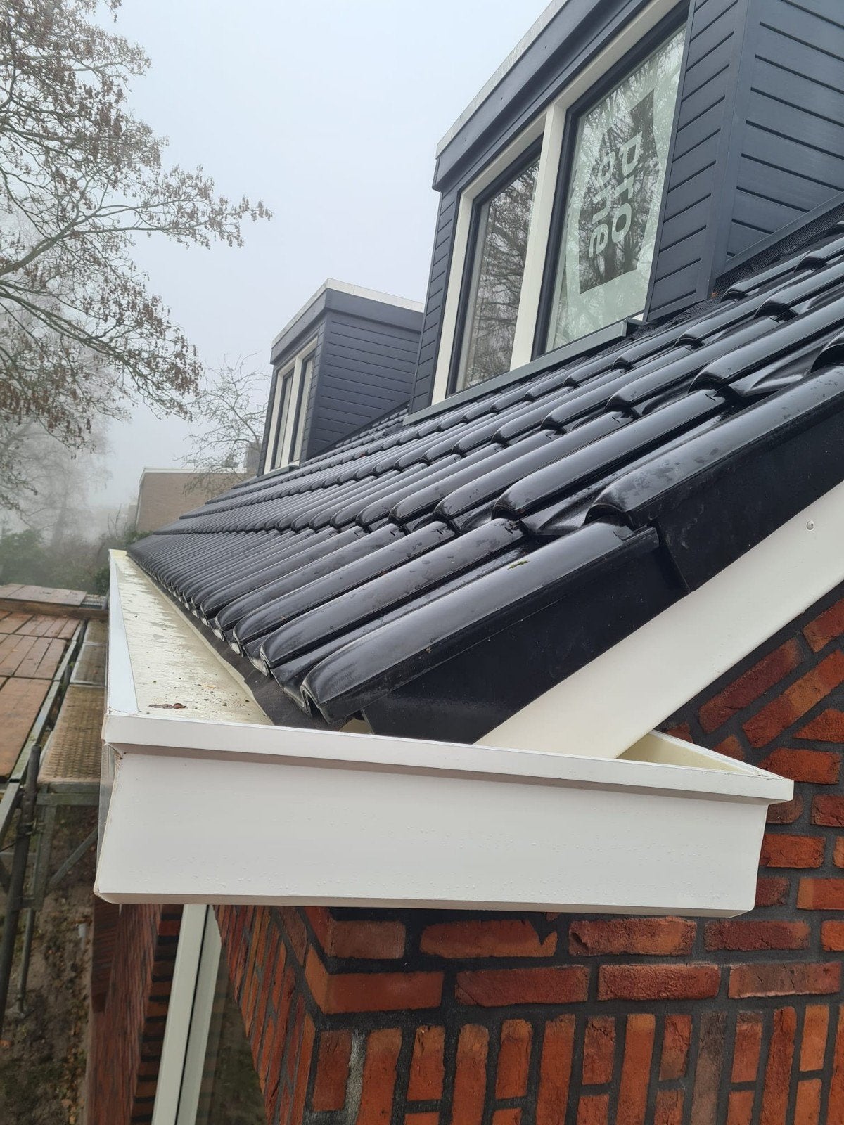 Nieuwe Polytech dakgoot wit - 10.55 meter, Doe-het-zelf en Verbouw, Dakpannen en Dakbedekking, Ophalen, Kunststof, Overige kleuren