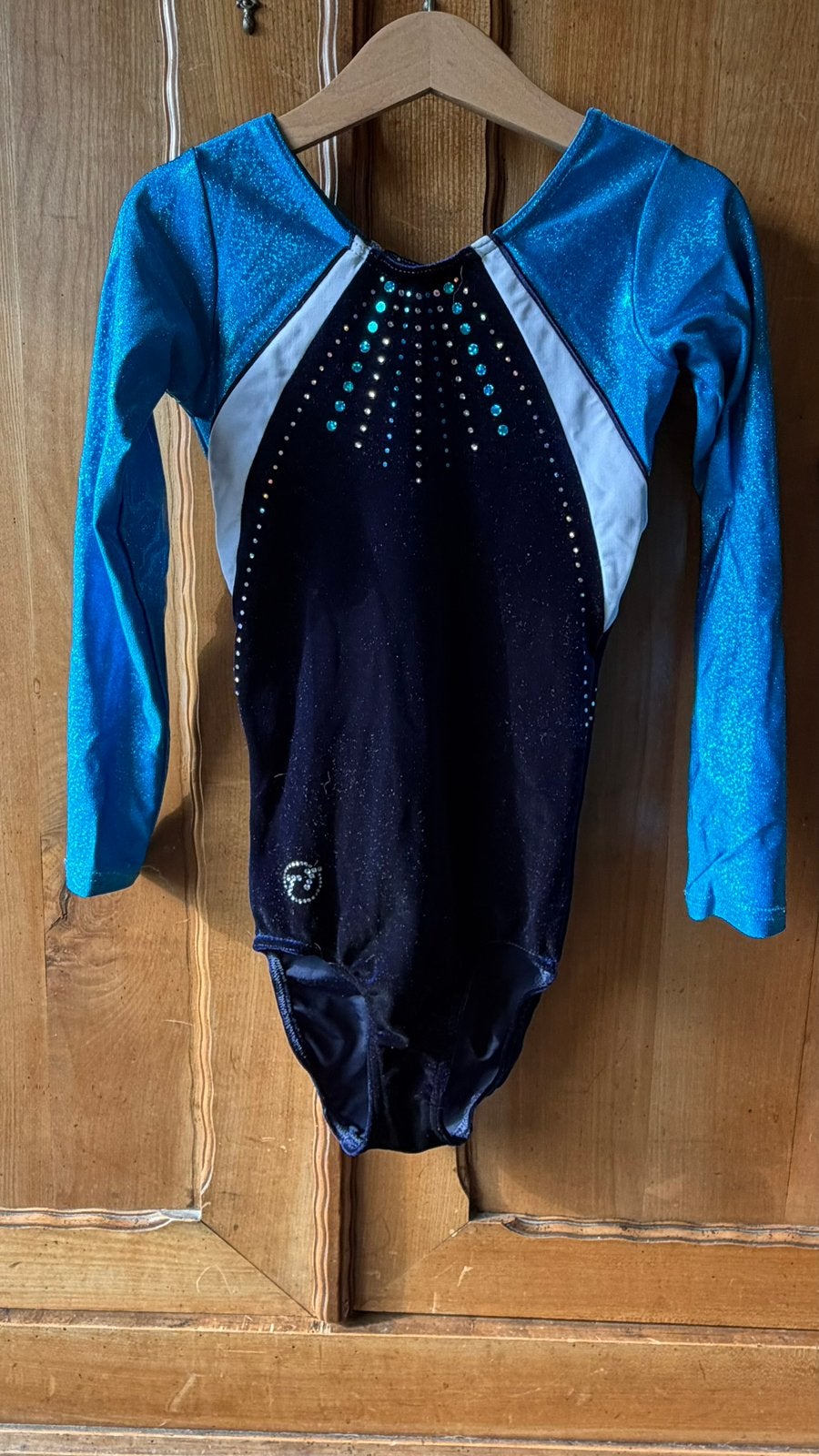 Turnpakje van TT gymnastics in maat 140 in nieuwstaat, Sport en Fitness, Blauw, Nieuw, Turnpak(je), Kindermaat 122 t/m 140