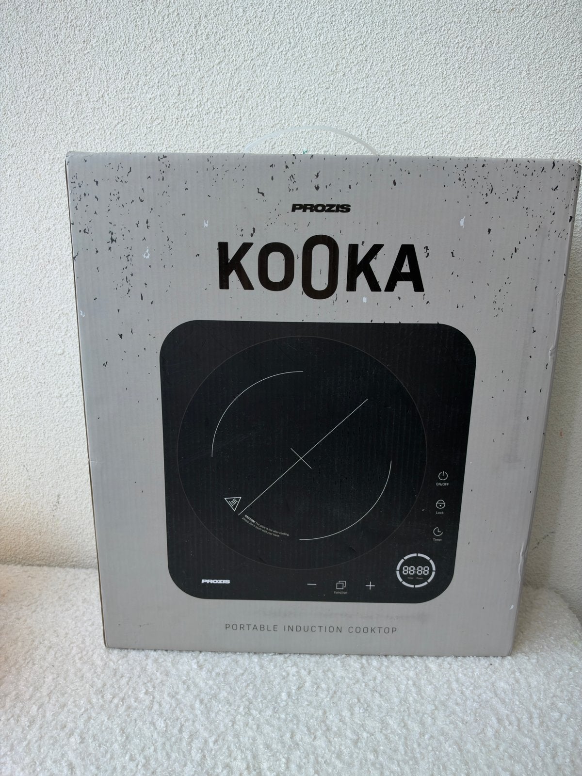 Prozis KOOKA Draagbare Inductiekookplaat, Nieuw, 3 kookzones of minder, Ophalen of Verzenden, Inductie