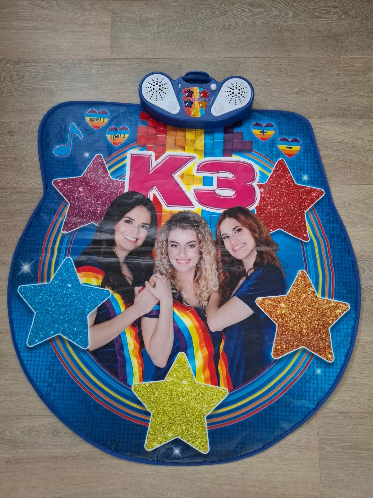 K3 Dansmat met spelletjes en lichtjes, Ophalen of Verzenden, Gebruikt