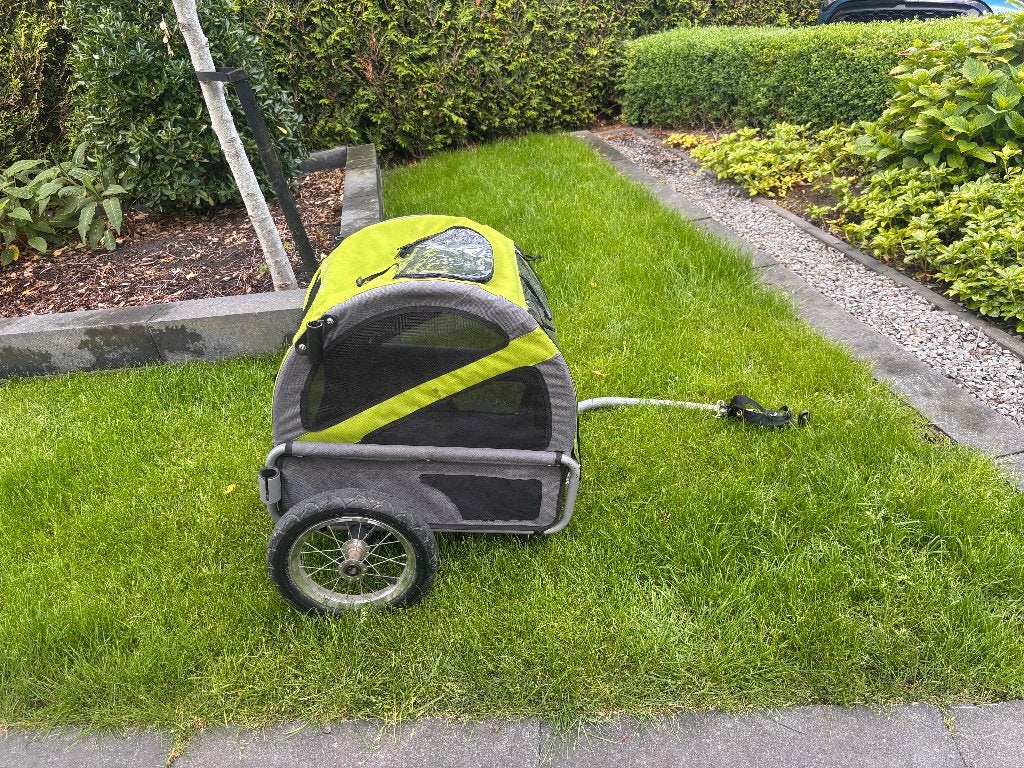 Honden fietskar max 25kg Doggyride mini groen, Ophalen, Gebruikt, Opvouwbaar, 20 tot 40 kg
