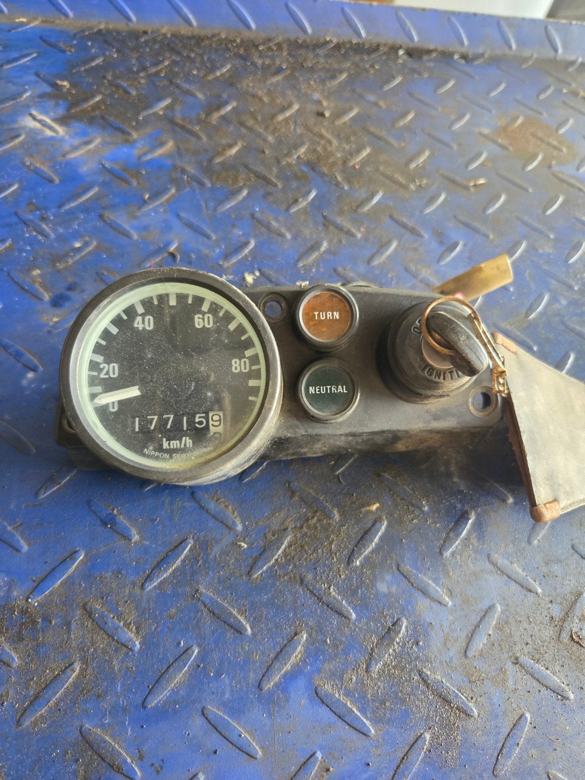orginele teller inclusief sleutel Honda mt5 mt8, Ophalen of Verzenden, Zo goed als nieuw, Overige typen, Honda nsr mbx mtx mb mt