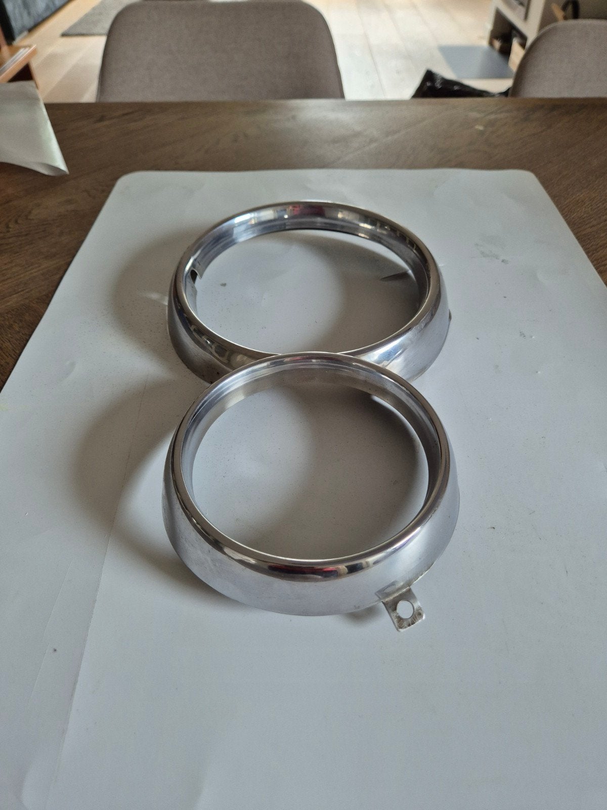 Alfa Romeo Giulia 105 Serie 1 rvs Koplamp Rand, Auto-onderdelen, Ophalen, Gebruikt, Alfa Romeo