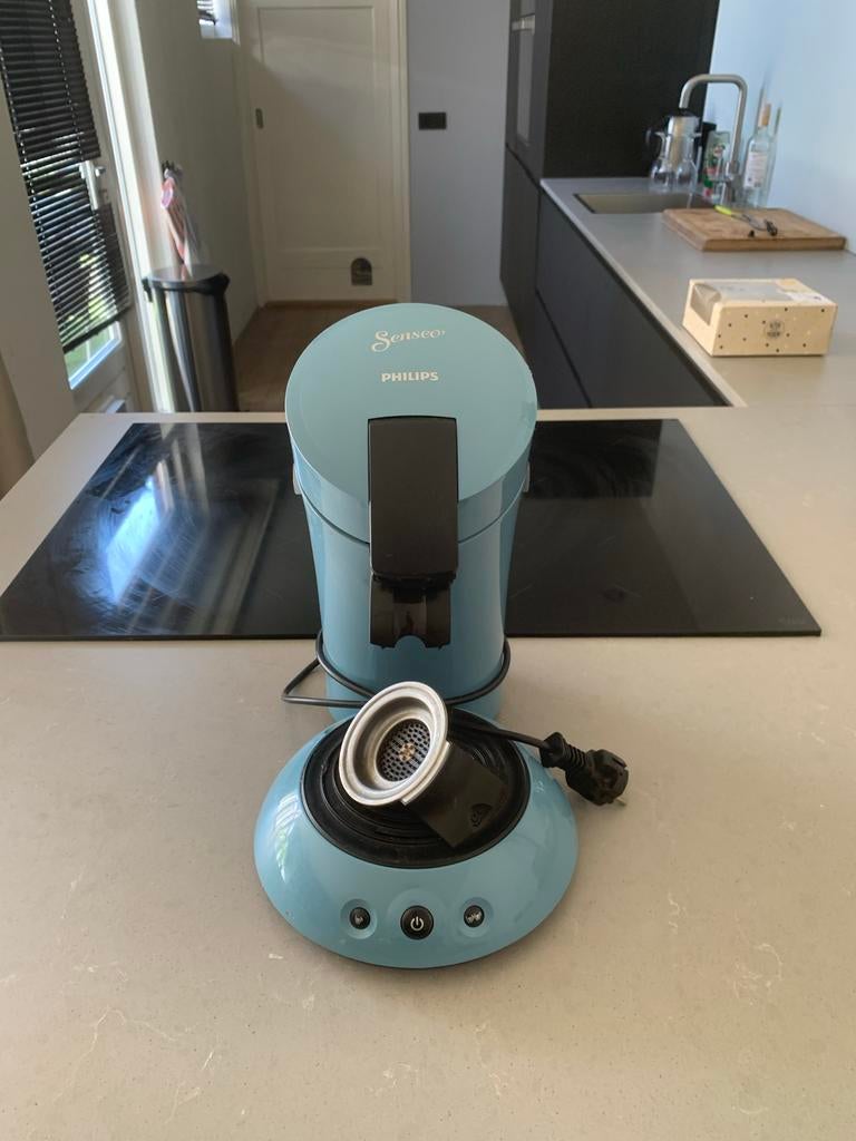 Philips Senseo Original Koffiezetapparaat - Lichtblauw, Koffiepads en cups, Koffiemachine, Ophalen of Verzenden, Zo goed als nieuw
