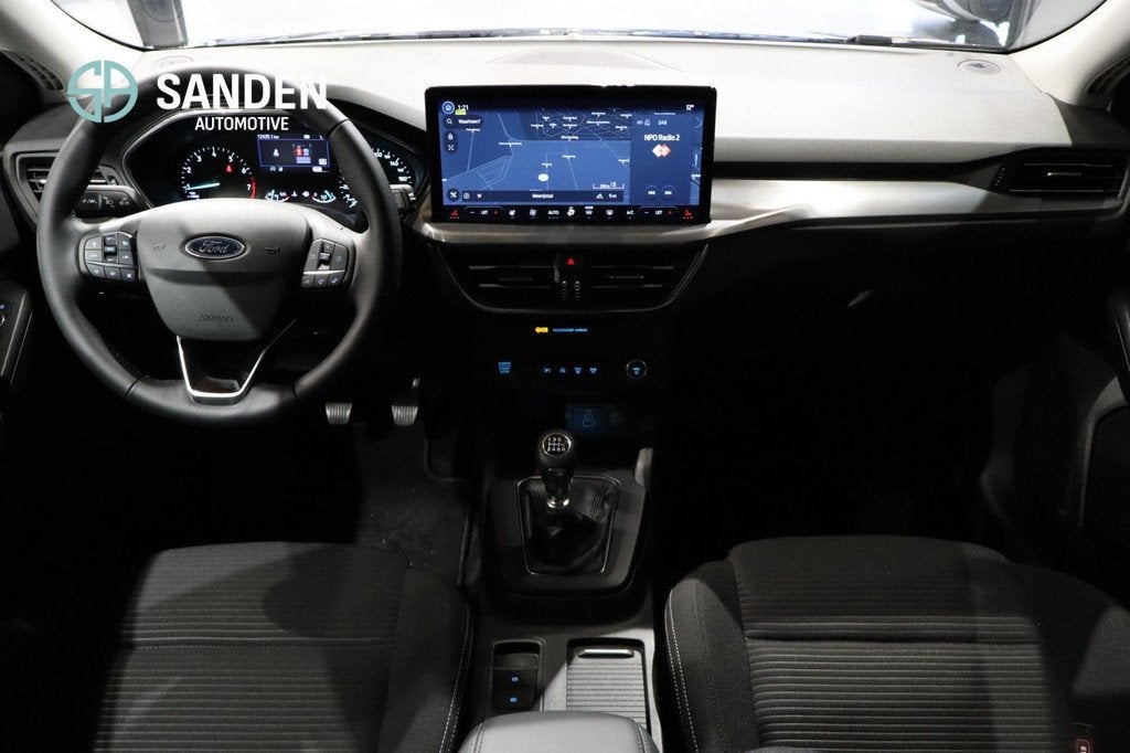Ford Focus Wagon 1.0 EcoBoost Hybrid Titanium | LAGE KM STAN, Auto's, Gebruikt, Zwart, Handgeschakeld, 19 km/l