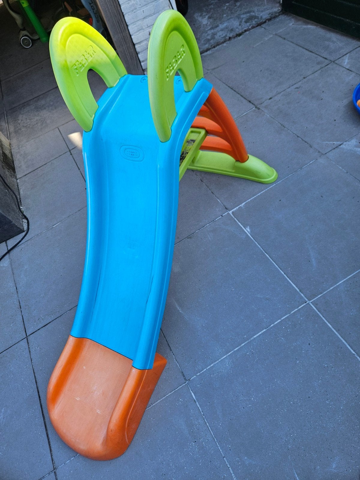 Feber Glijbaan in goede staat, Ophalen