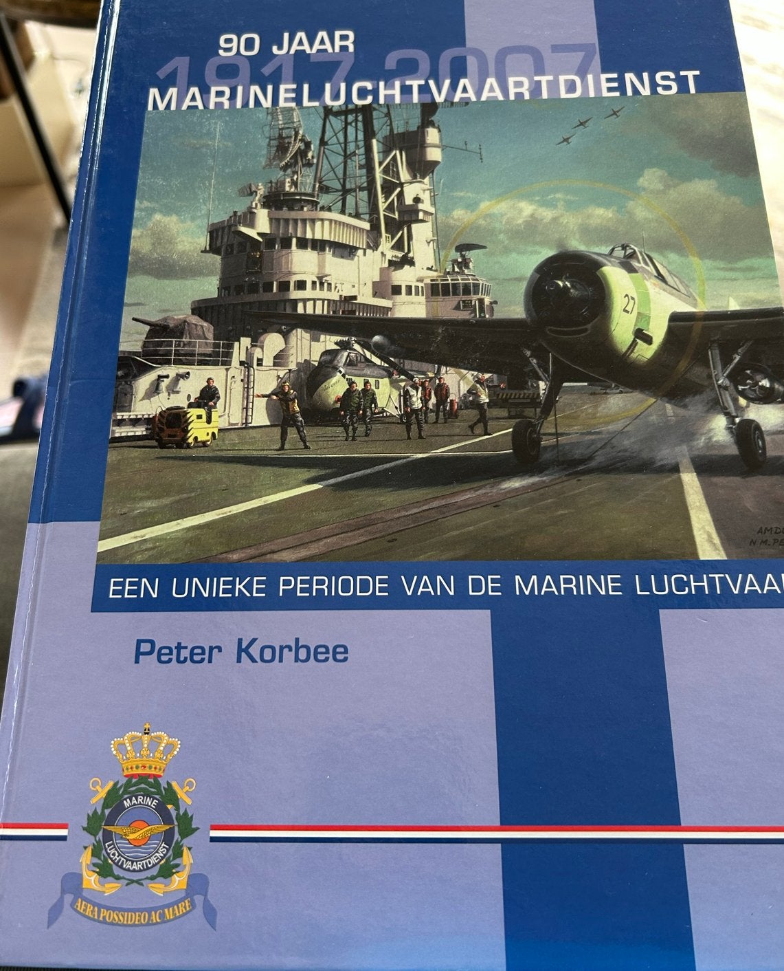 90 Jaar Marineluchtvaartdienst - Peter Korbee, Ophalen of Verzenden, Zo goed als nieuw, Boek of Tijdschrift