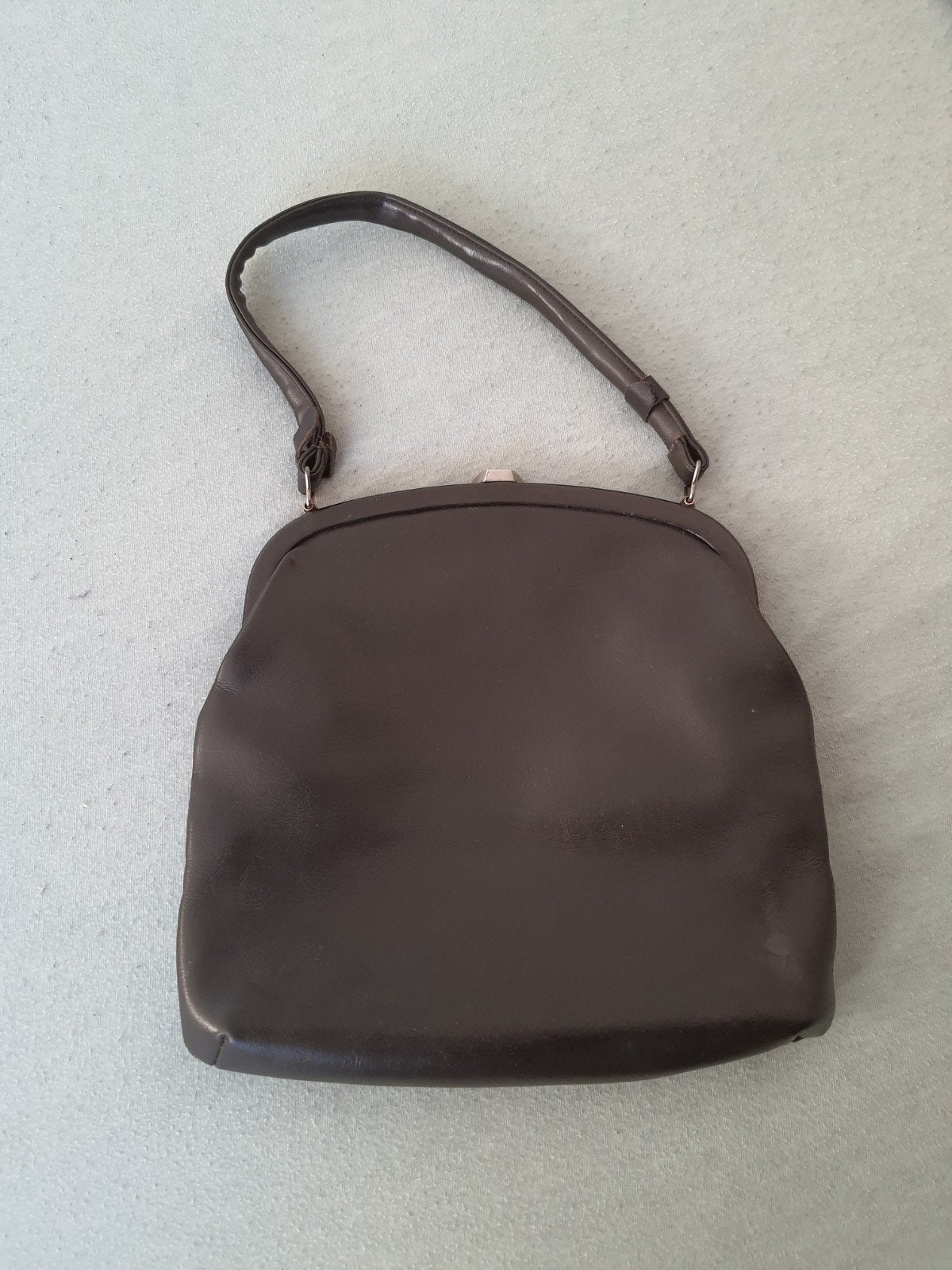 Mooie bruine vintage tas, Sieraden, Tassen en Uiterlijk, Tassen | Damestassen, Ophalen, Zo goed als nieuw, Bruin