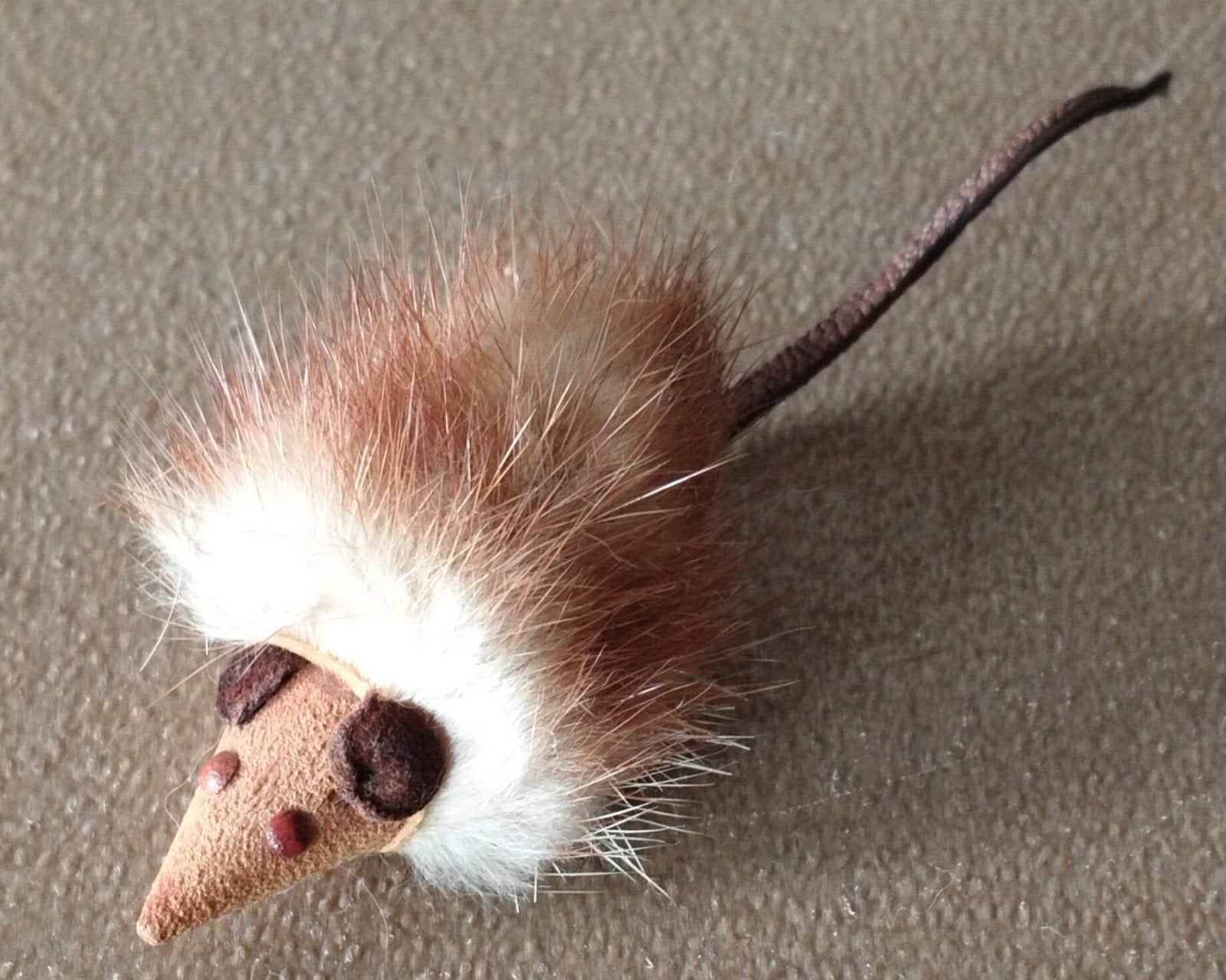 Houten muisje-Poppenhuis-Muis-Letterbak, Verzenden, Zo goed als nieuw, Beeldje of Figuurtje