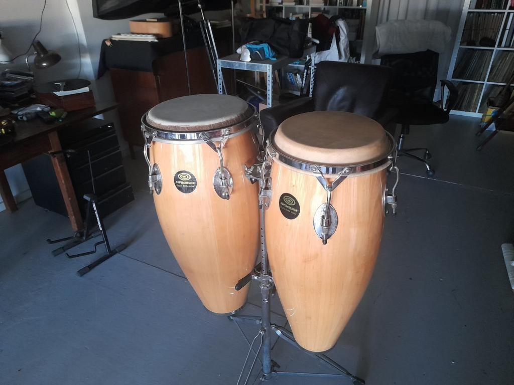 Conga set, Muziek en Instrumenten, Ophalen of Verzenden, Zo goed als nieuw, Melodische percussie