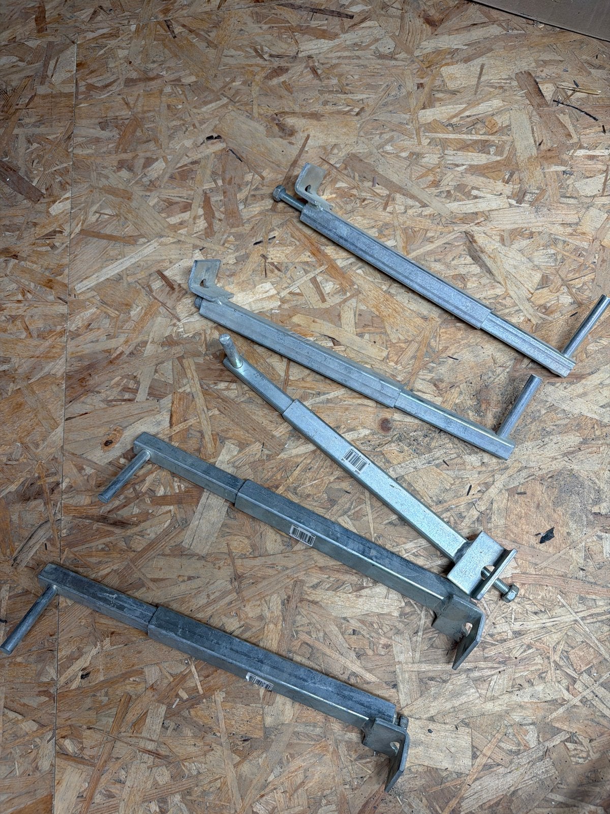 Set van 5 gevelklemmen, Ophalen, Gebruikt, Klem, Overige merken