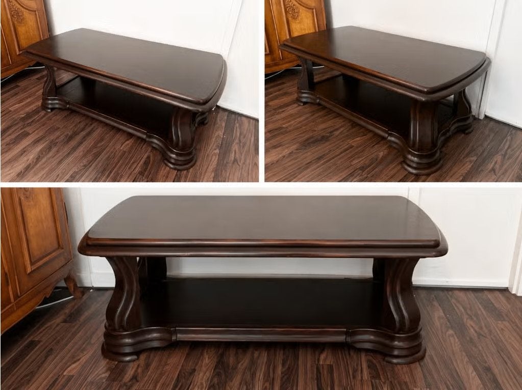 ke Eikenhout Bruine Massieve Salon/Bijzet Tafel, Ophalen, 50 – 75, 100 tot 150 cm, 50 tot 100 cm