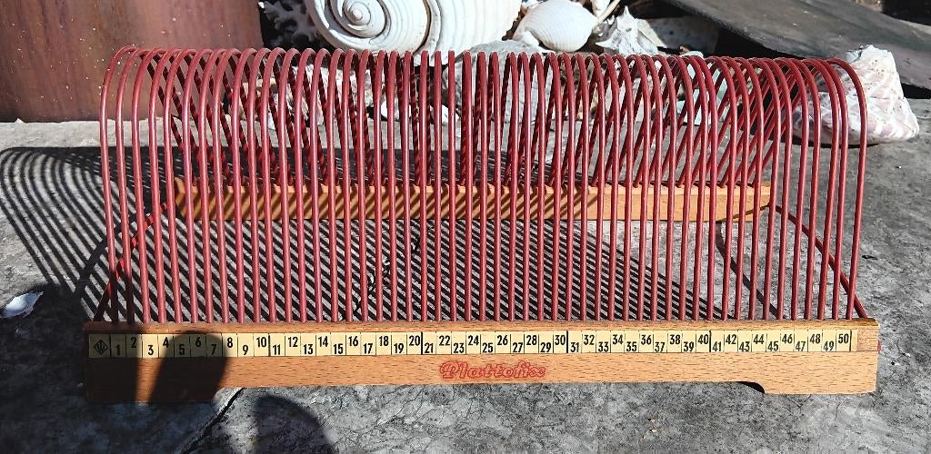 Vintage PLATTOFIX platenrek 50 singles (PR14), Ophalen of Verzenden, Nieuw, Overige instrumenten