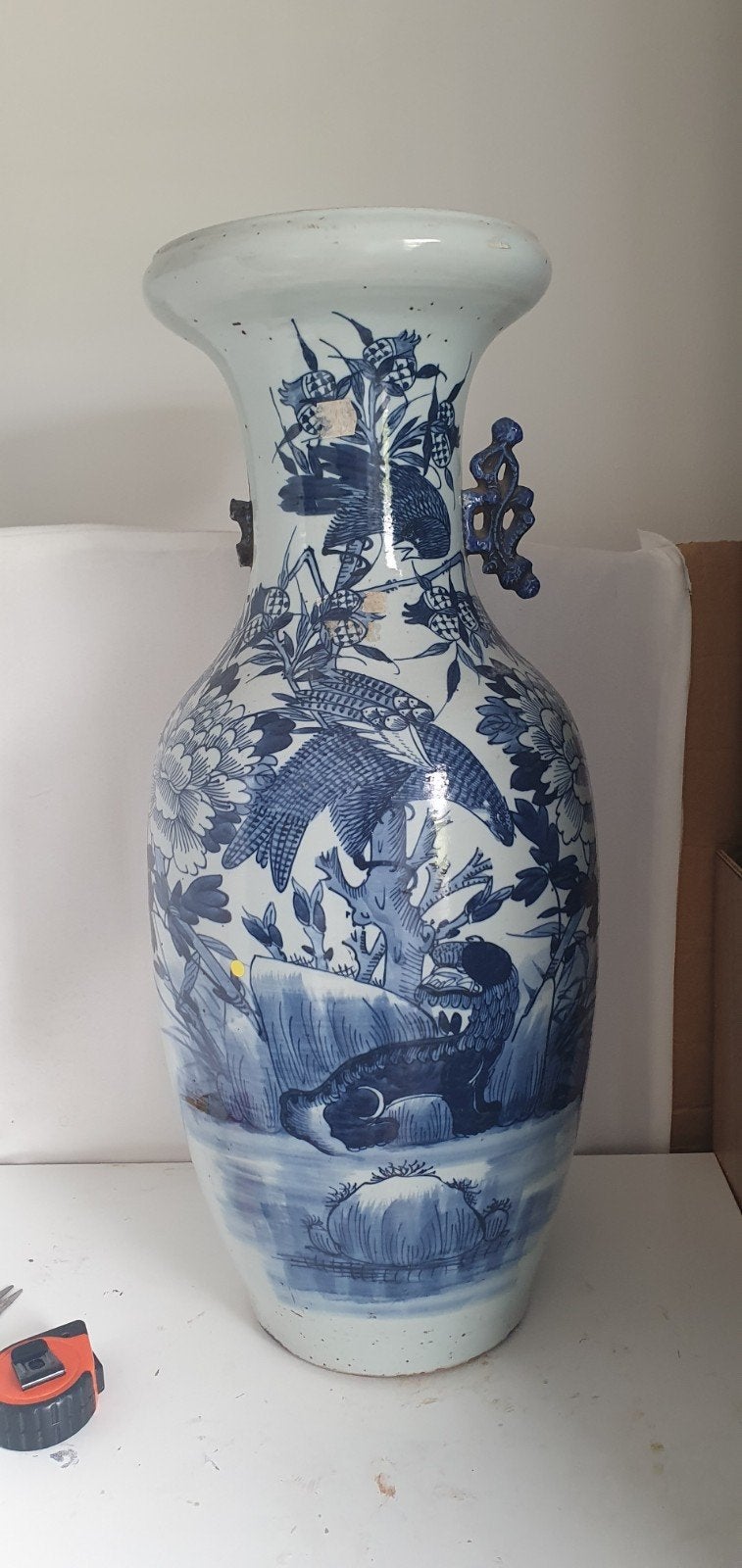 chinees grote vaas, Antiek en Kunst, Antiek | Porselein, Ophalen of Verzenden