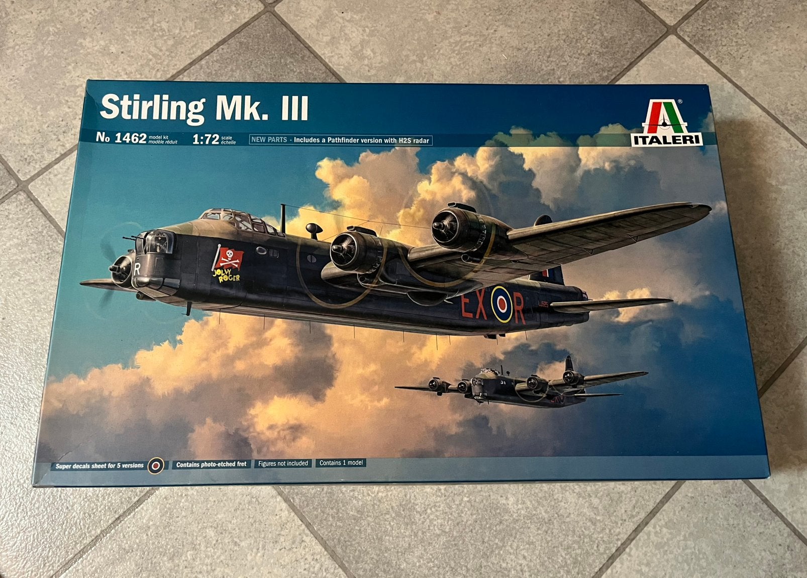 Stirling MK.3, Ophalen, Nieuw, 1:72 tot 1:144, Italeri