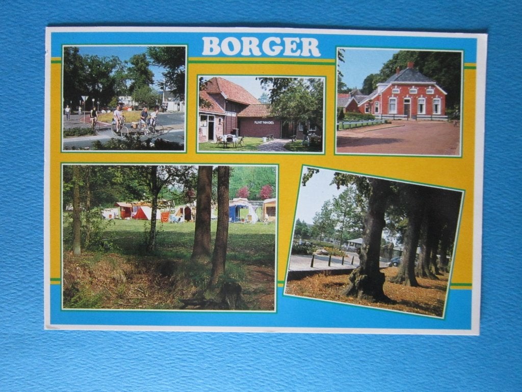 Ansichtkaart: Borger, Ophalen of Verzenden, 1980 tot heden, Gelopen, Drenthe