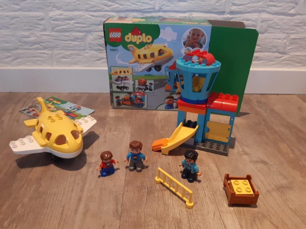 Duplo - Vliegveld, Ophalen, Compleet, Zo goed als nieuw, Duplo