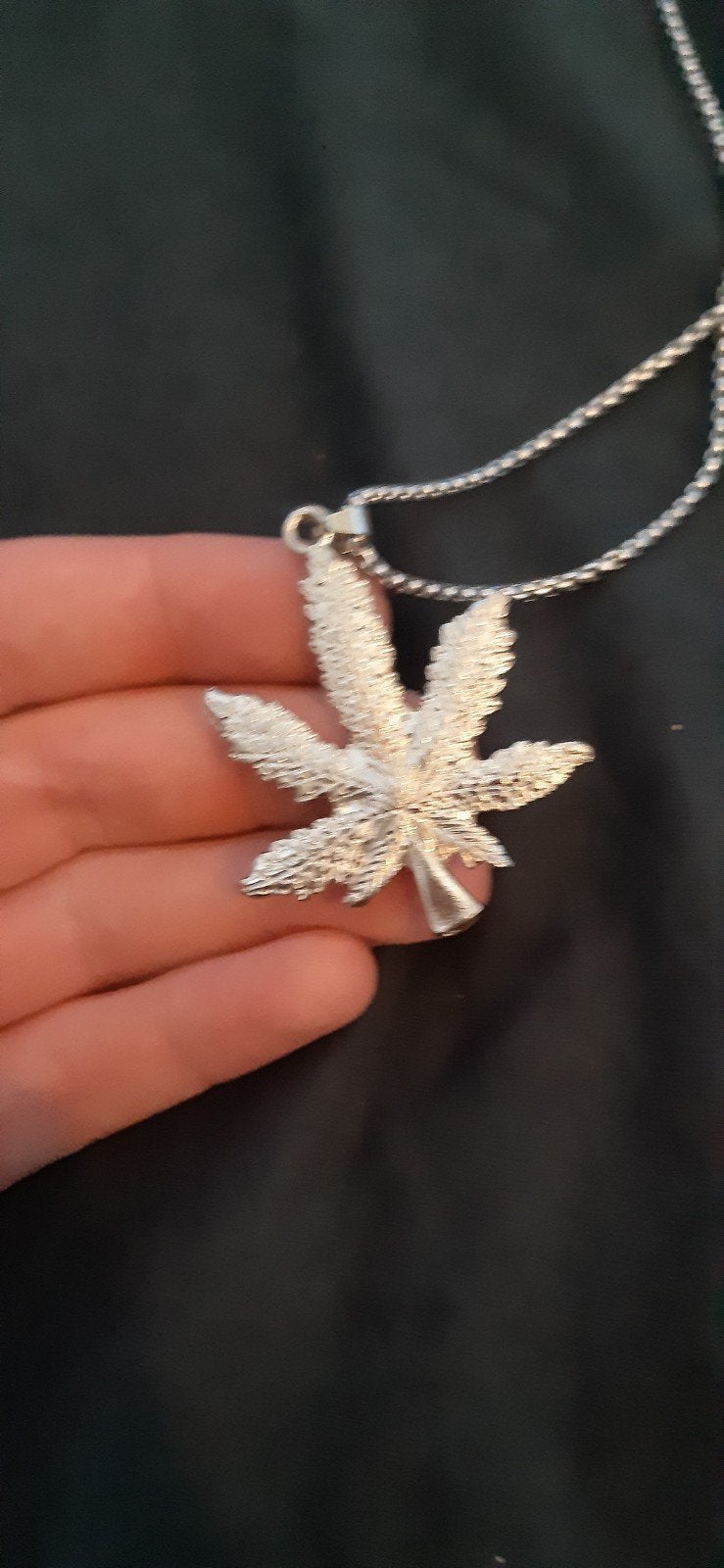 Weed ketting silver, Nieuw, Ophalen of Verzenden, Zilver, Zilver