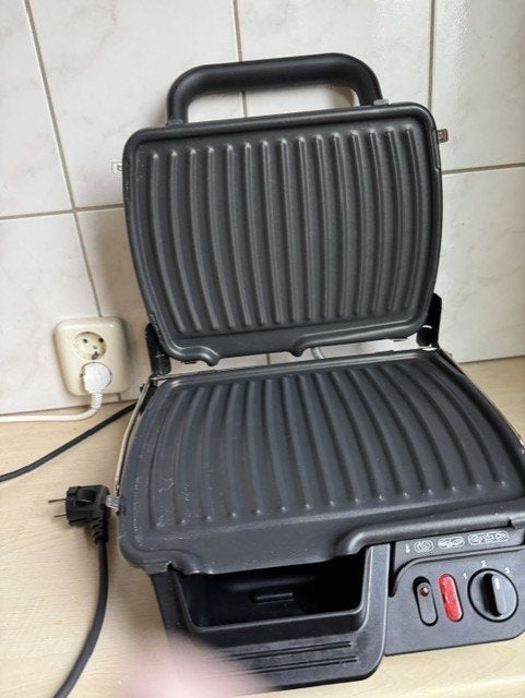 Tefal Grill Ultracompact Grill GC308812, Ophalen of Verzenden, Uitneembare platen, Zo goed als nieuw