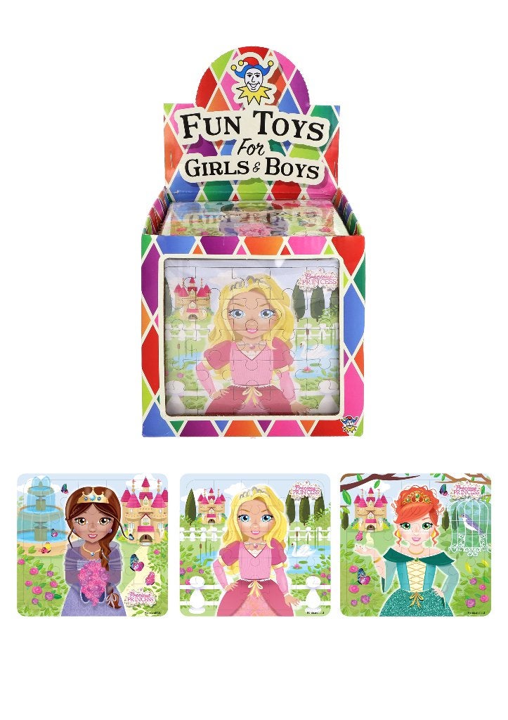 Partij legpuzzel prinses 13x12cm, ., Nieuw, Ophalen of Verzenden, .