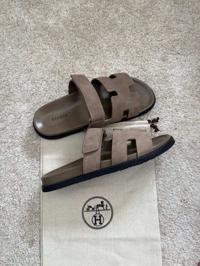 Hermès Chypre Sandalen, Beige, Nieuw, Sandalen of Muiltjes, Ophalen of Verzenden
