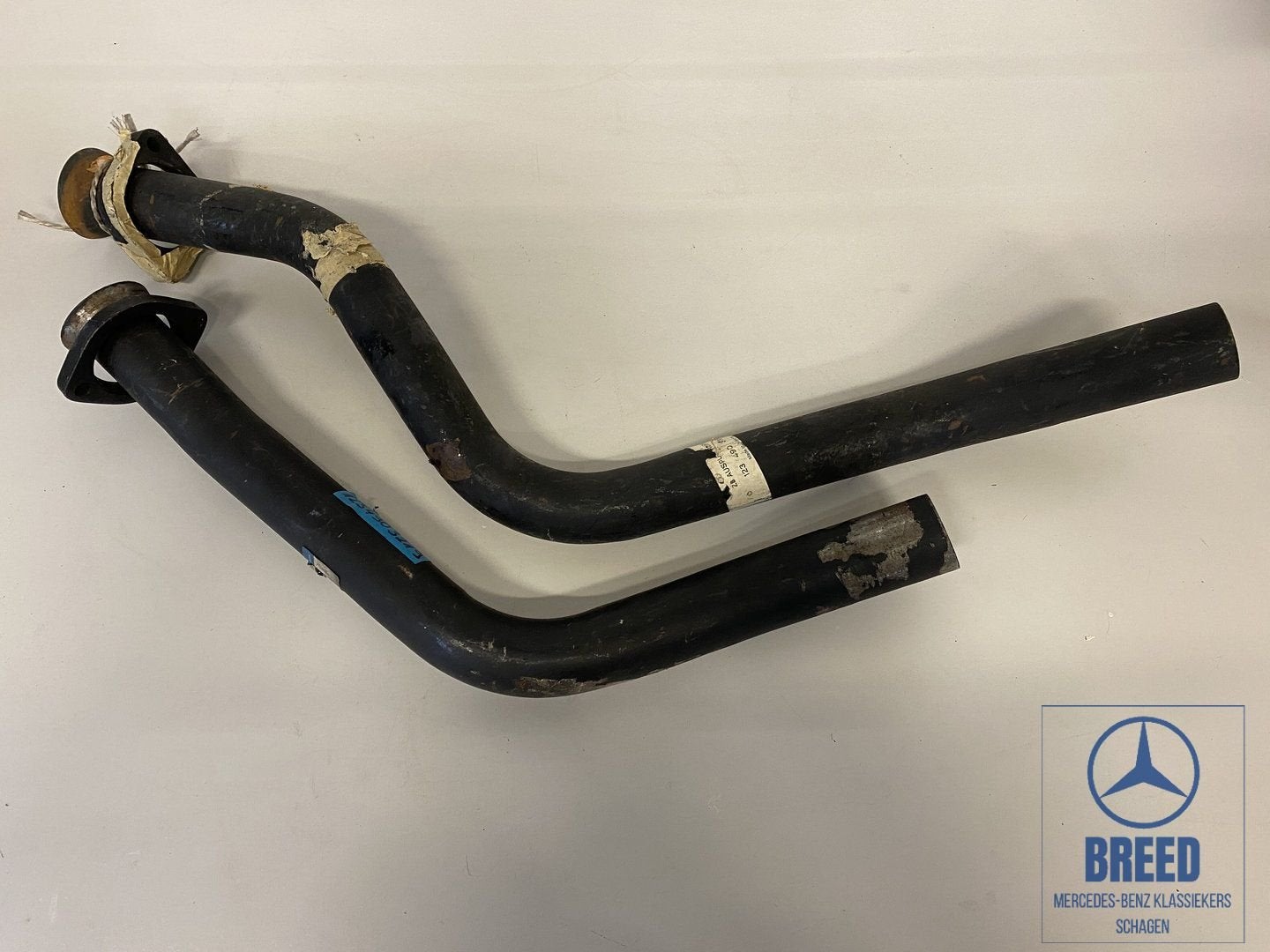 NOS voorpijp uitlaat L+R Mercedes-Benz W123 280 280E 280CE, -, Nieuw, Ophalen of Verzenden, -