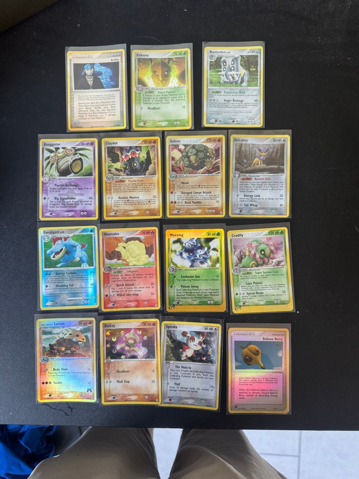Oude Holo Pokémon Kaarten - Zeldzame Collectie holos, Ophalen of Verzenden, Zo goed als nieuw