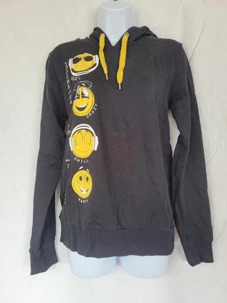 Stoere trui met smiley's mt 170 merk Arrested, ., Zwart, Ophalen of Verzenden, Zo goed als nieuw