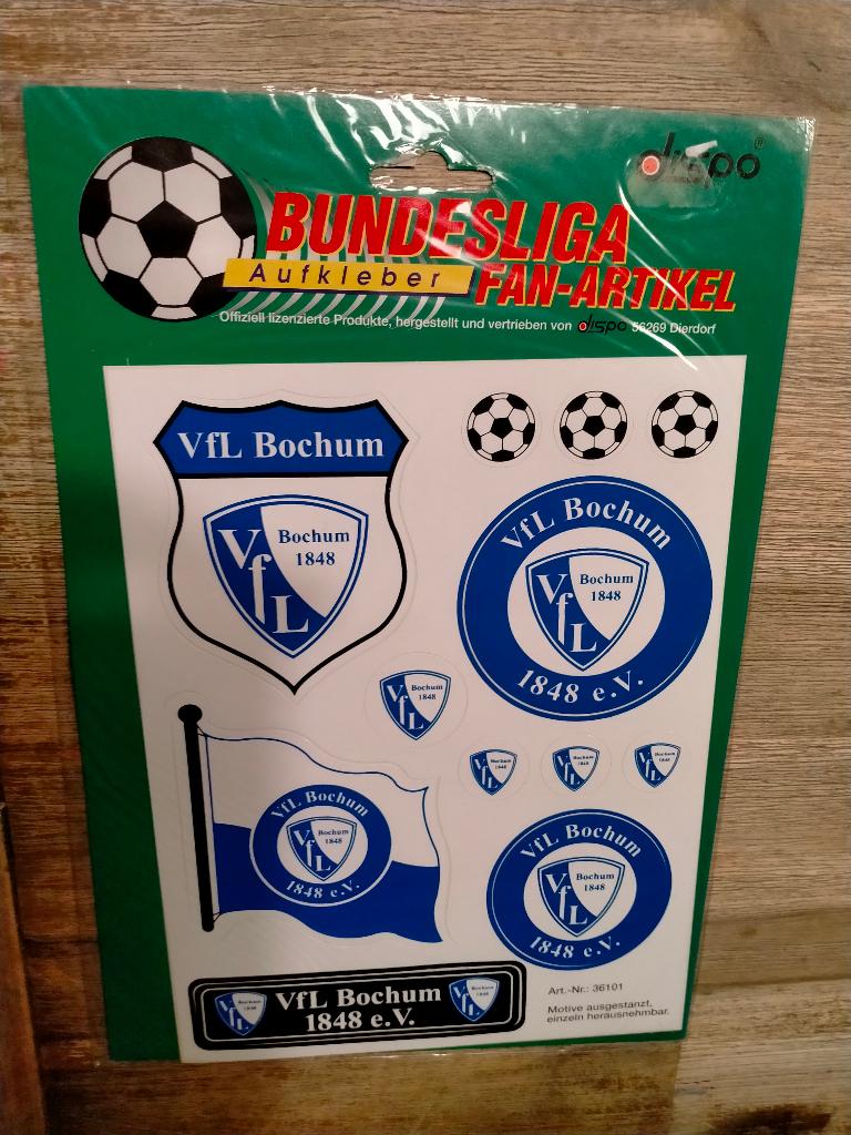VFL Bochum 1848 voetbal Duitsland stickervel stickers, Verzamelen, Ophalen of Verzenden, Zo goed als nieuw, Buitenlandse clubs
