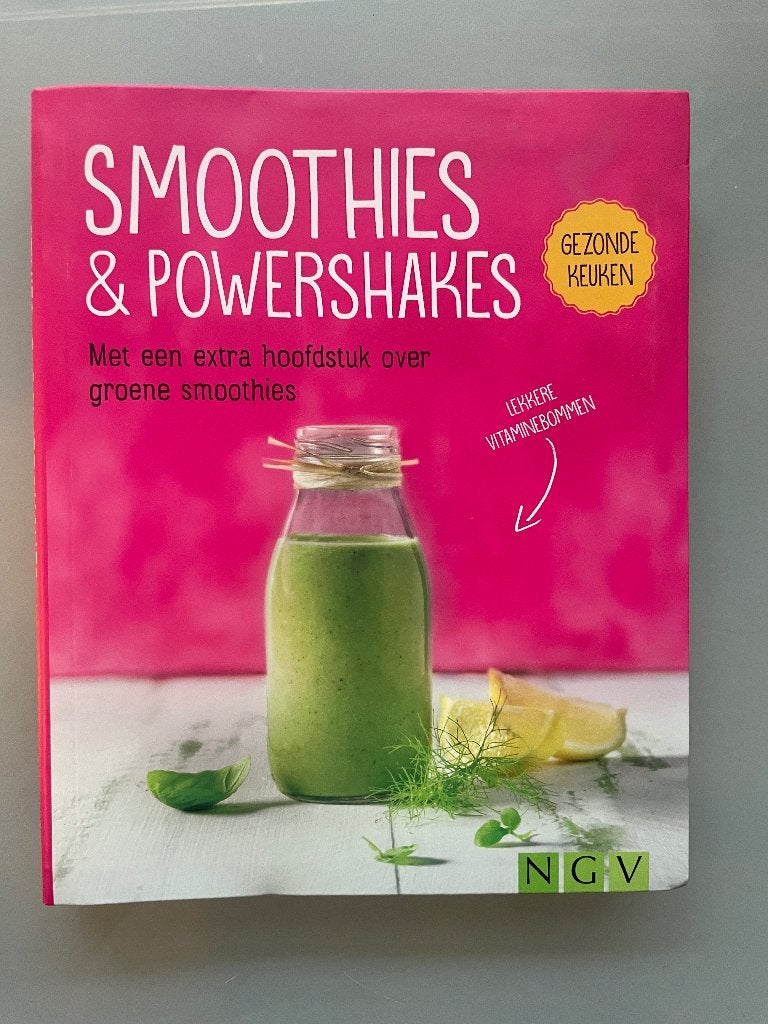 Kookboek: "powershakes & smoothies", Onbekend, Overige typen, Nieuw, Ophalen of Verzenden
