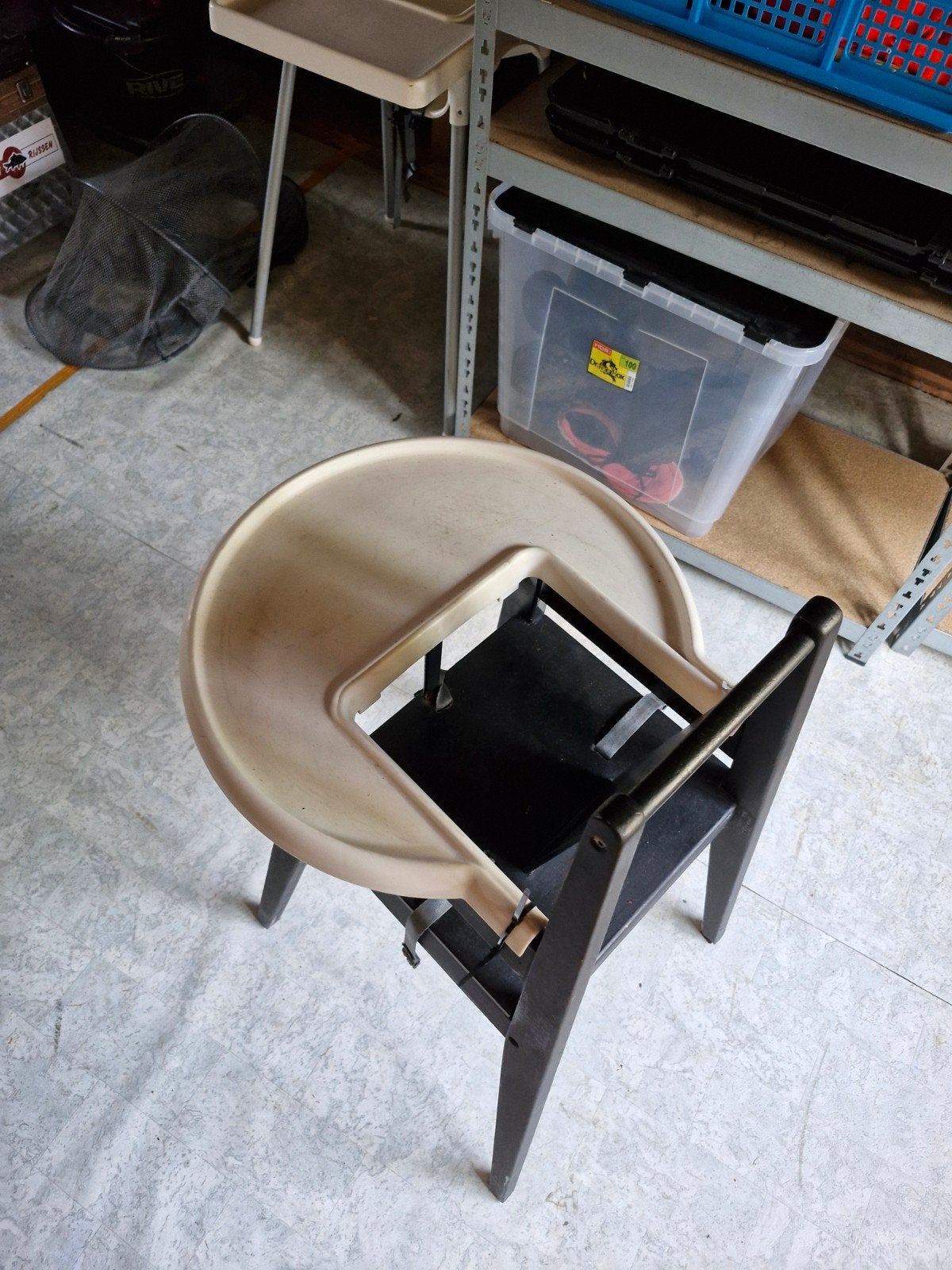 Vintage Ikea Kinderstoel met Eetblad - Gebruikt, Ophalen, Gebruikt, Overige typen, Afneembaar eetblad