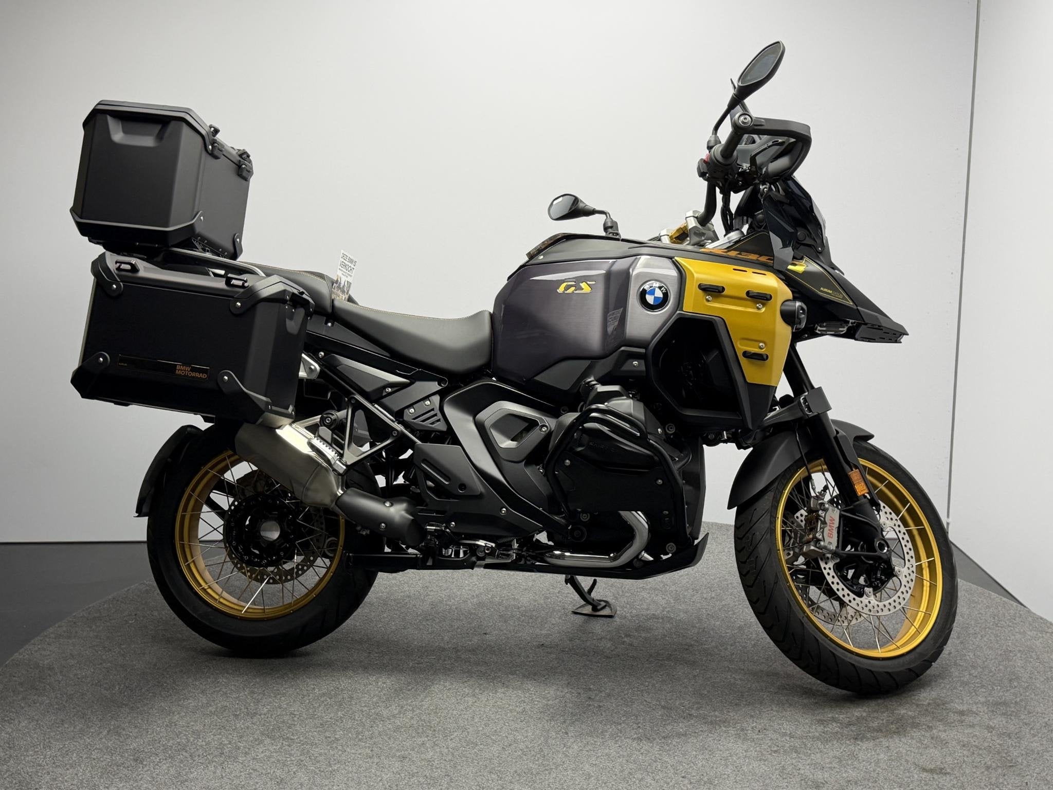 BMW R 1300 GS Adventure AURUM EDITION INCL 3-DELIGE KOFFERSE, Auto's, Automaat, 145 pk, Overige modellen, Overige carrosserieën