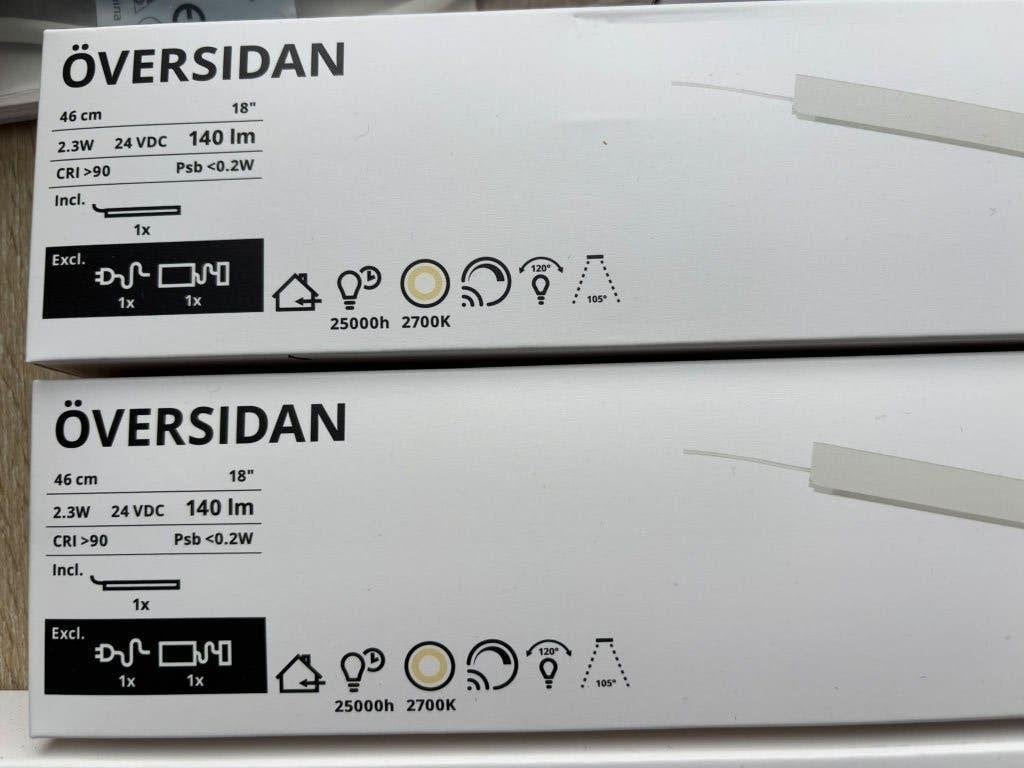 Ikea Komplement t.b.v. Pax kast o.a. roedes en verlichting, Ophalen, 200 cm of meer, Nieuw, 50 tot 100 cm