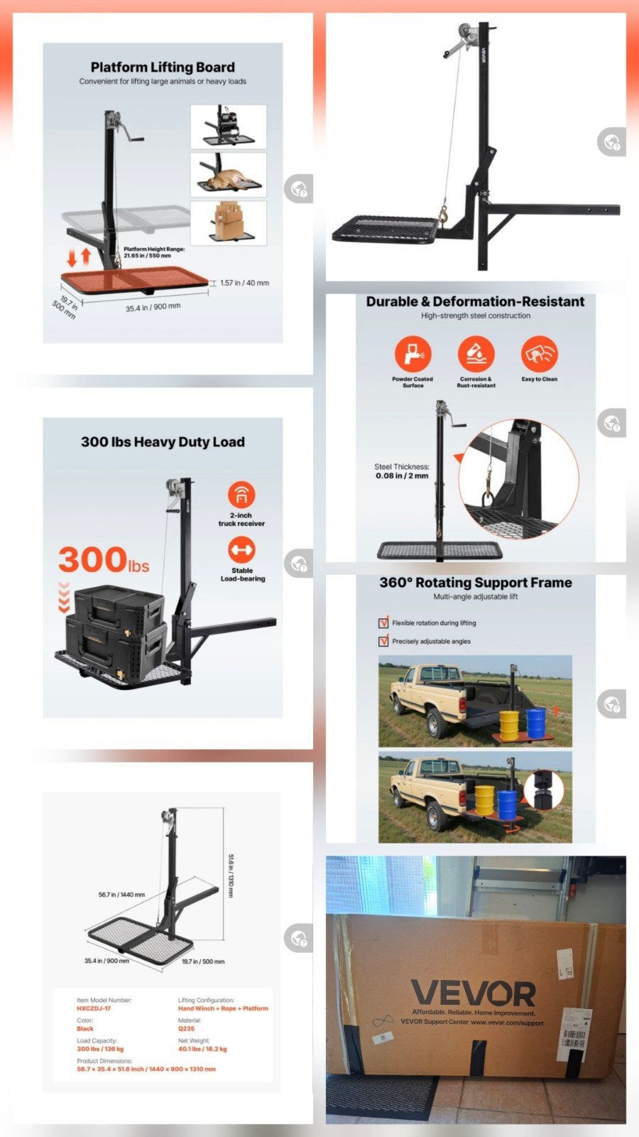Autolift voor bagage, grasmaaier, wild etc., Auto-onderdelen, Ophalen, Nieuw