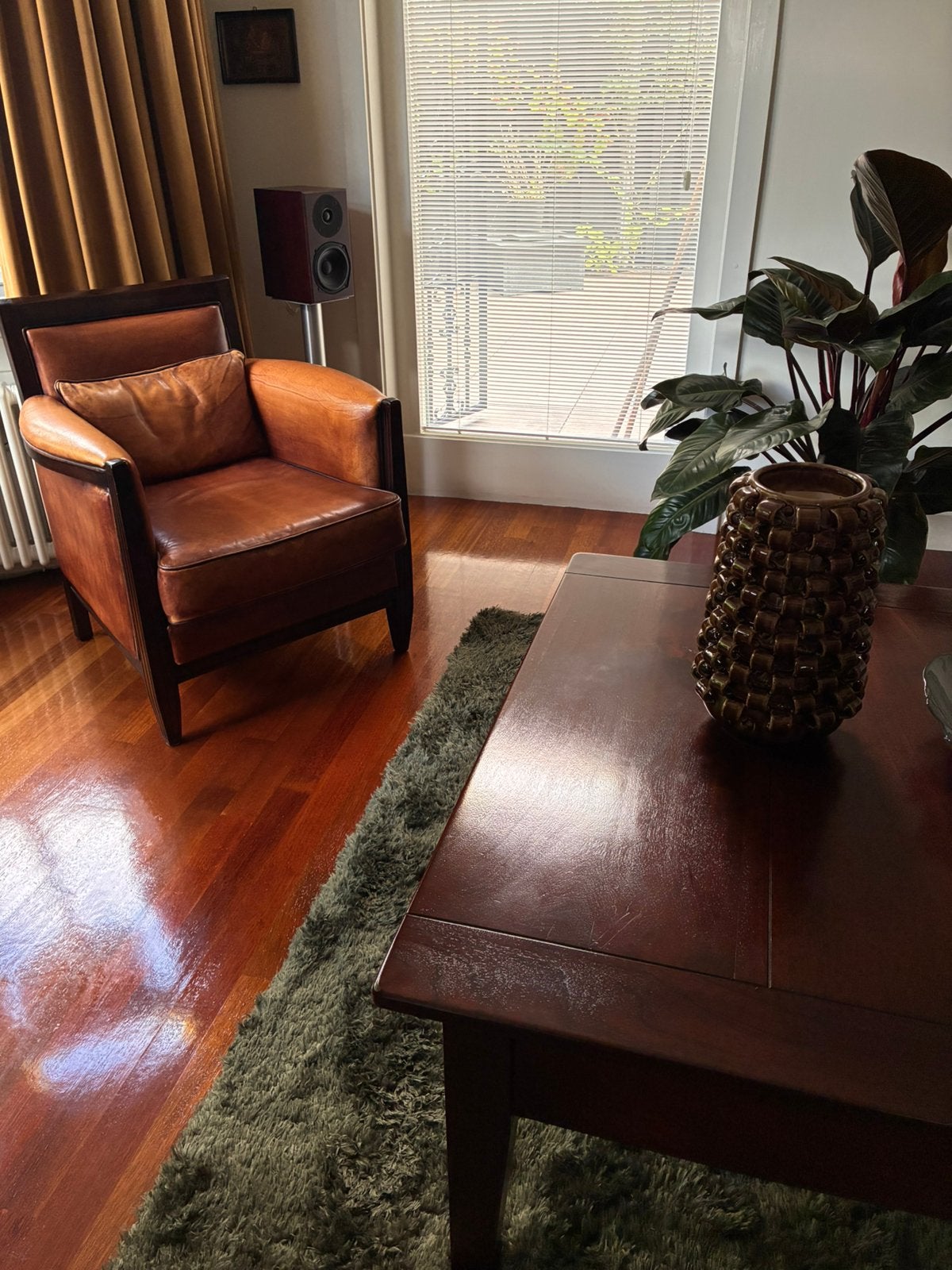 Vintage Leren Fauteuil - Cognac Kleurig 27 jaar oud, Ophalen