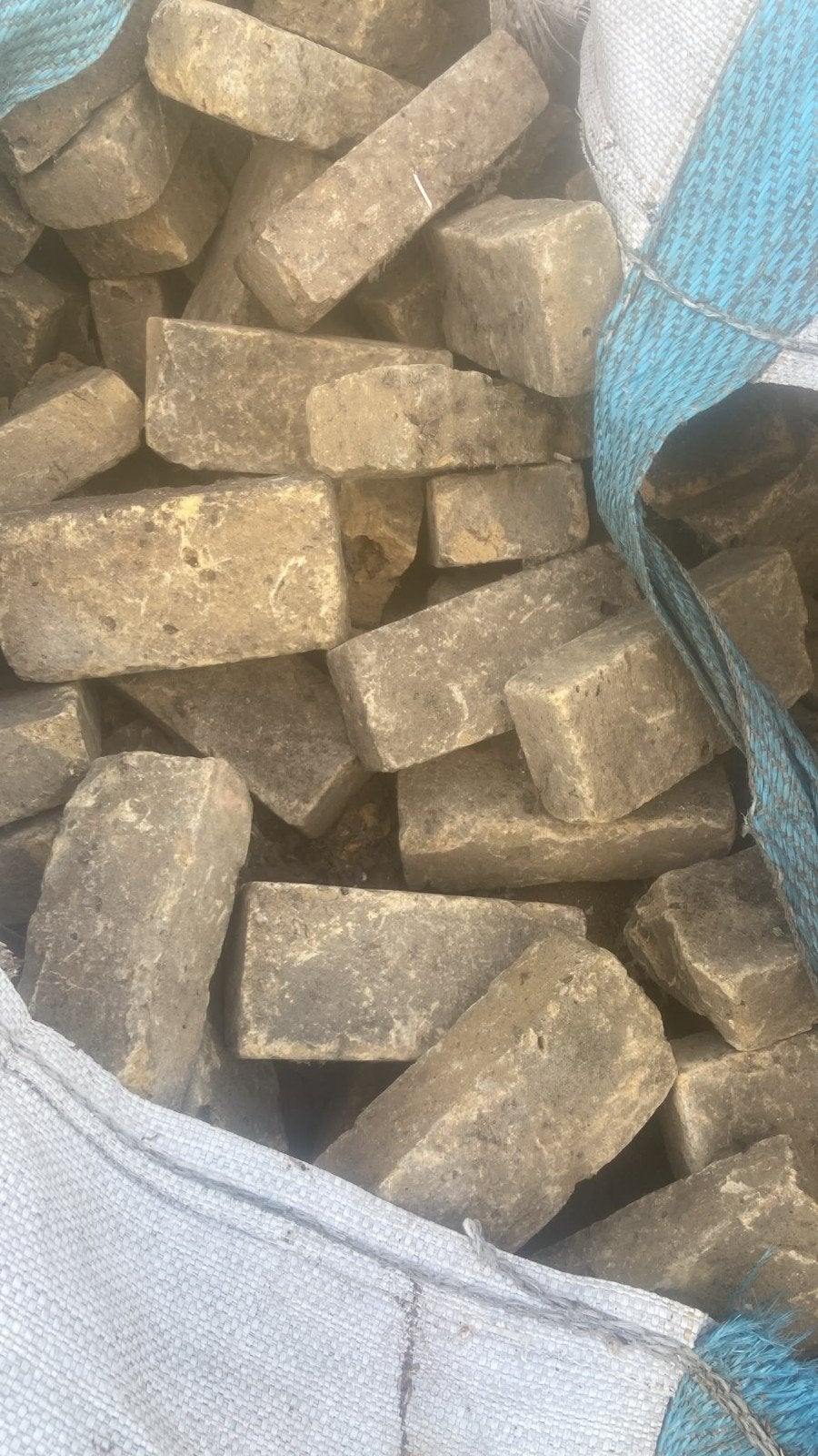 oude ijsselsteentjes geel ong 350 stuks, Ophalen, Gebruikt, Overige typen