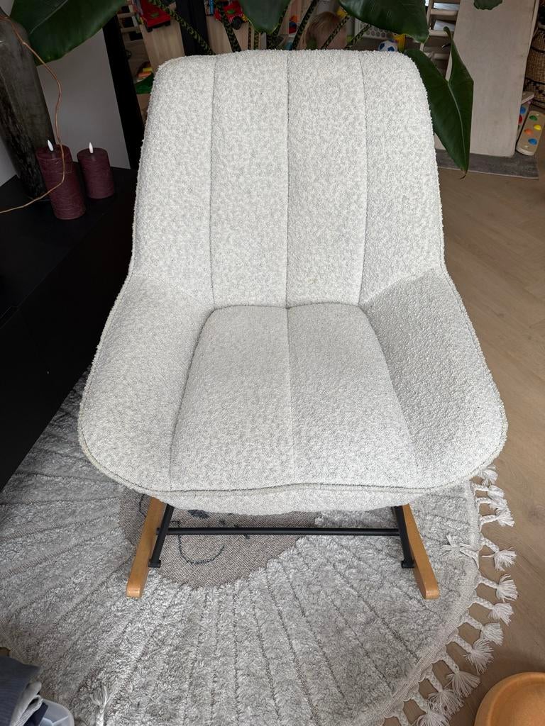 Schommelstoel Sohome - Gebruikt met klein gaatje, Huis en Inrichting, Ophalen, Gebruikt, Overige kleuren, Eén