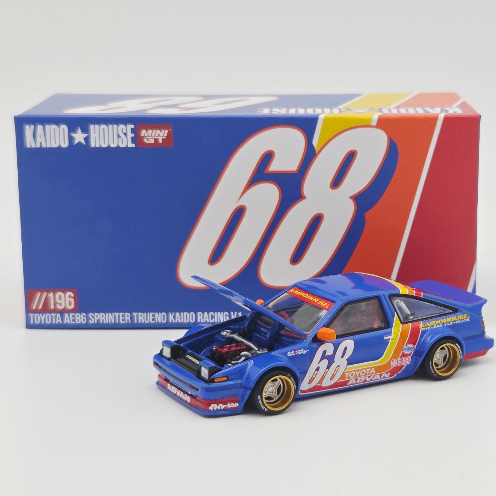 Mini Gt – 1983 Toyota AE86 Sprinter Trueno *Kaido Racing* V1, Mymodelcar@outlook.com, Auto, Ophalen of Verzenden, Mini gt