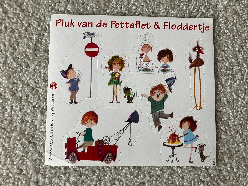 Stickervel Pluk van de Petteflet & Floddertje NIEUW!, Ophalen of Verzenden, Nieuw, Knutselwerk