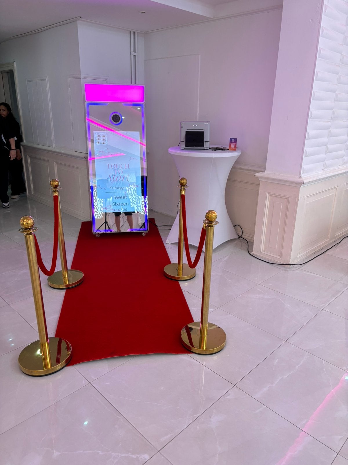 Te huur Photobooth vanaf €249,-, Ophalen of Verzenden, Zo goed als nieuw