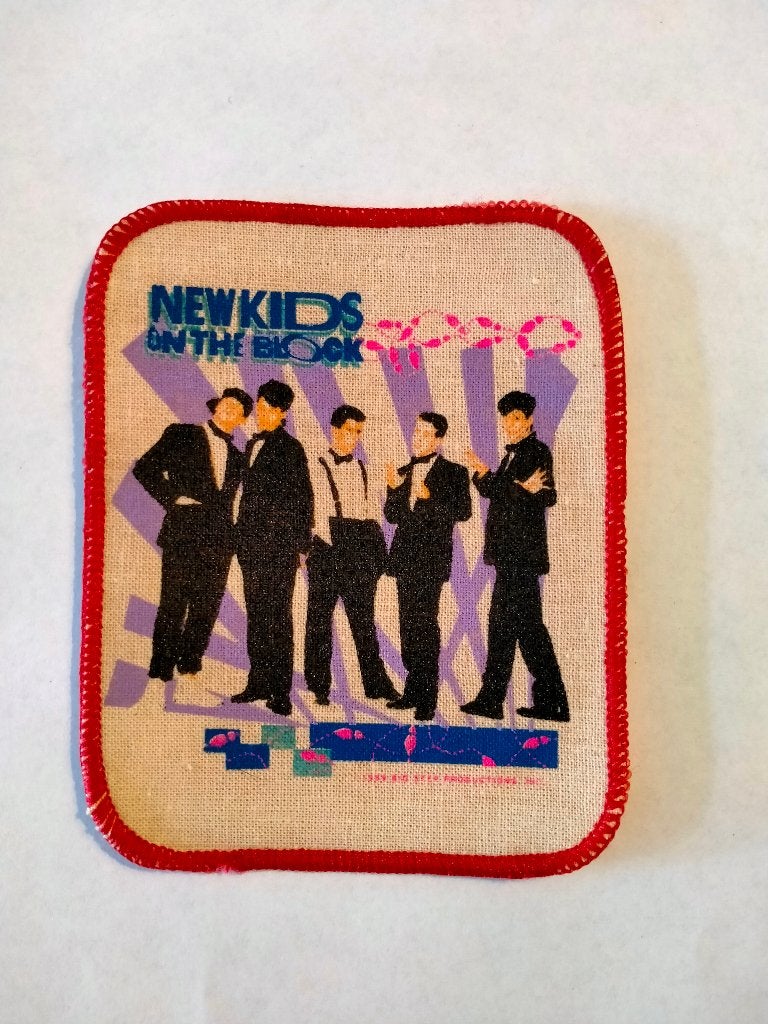 New Kids on the Block NKOTB vintage boyband muziek patch 1, Verzamelen, Muziek, Artiesten en Beroemdheden, Ophalen of Verzenden
