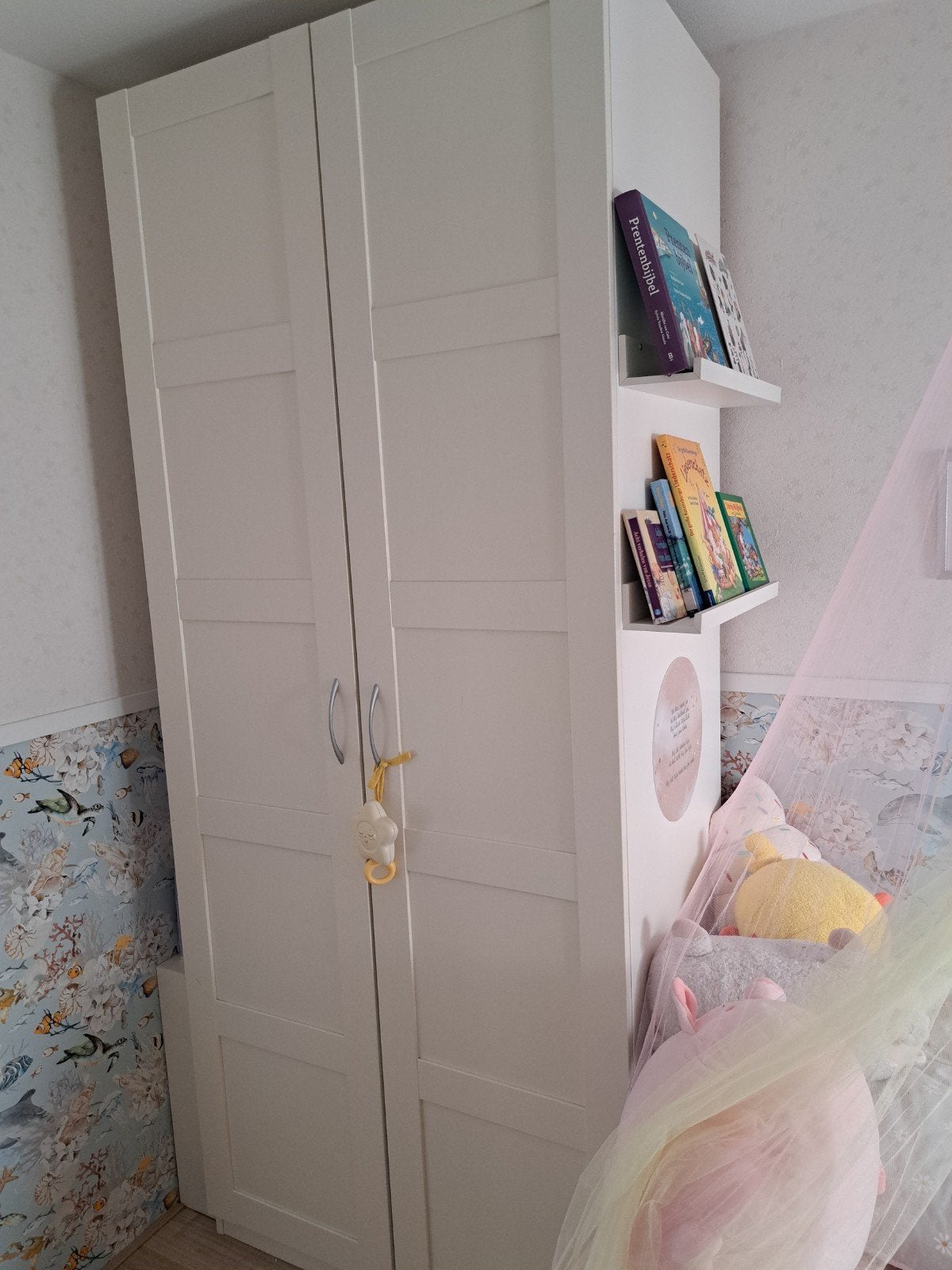 ikea pax bergsbo kast wit 236x100x60 cm met 2 boekenplankjes, Ophalen, 200 cm of meer, 50 tot 100 cm, Zo goed als nieuw