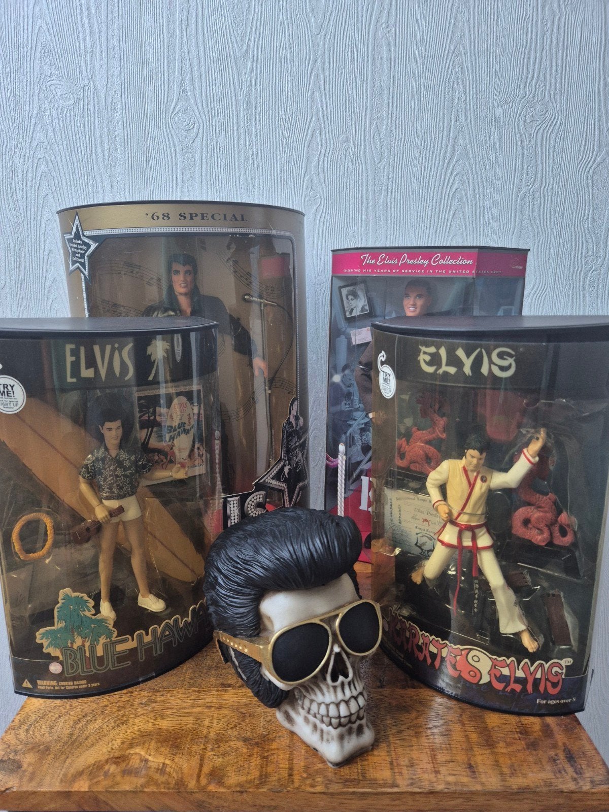Elvis Presley Actiefiguren Collectie- 4stuks, Ophalen of Verzenden, Nieuw