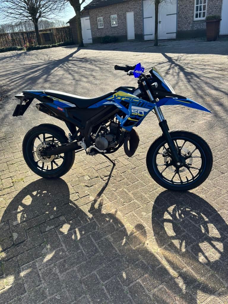 Derbi senda xtreme 50cc schakelbrommer 2018, Ophalen, 6 versnellingen, Zo goed als nieuw, 50 cc