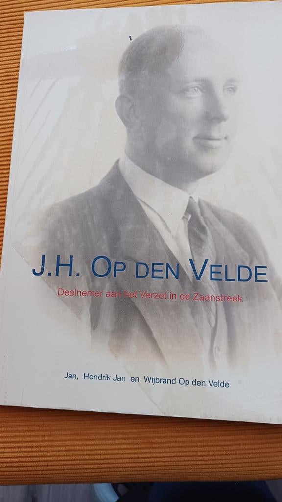 J.H. Op den Velde, Het verzet in de Zaanstreek, Tweede Wereldoorlog, Nieuw, Ophalen of Verzenden, Overige onderwerpen