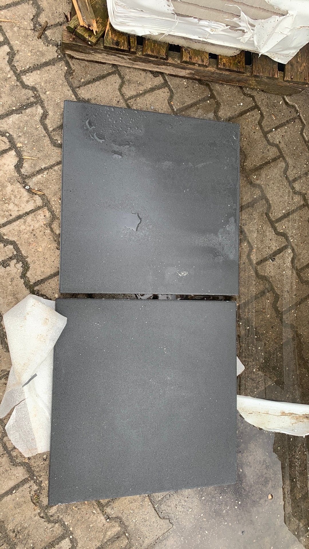 Design square black 60x60x4cm B-keus, Nieuw, Ophalen of Verzenden, 10 m² of meer, Beton