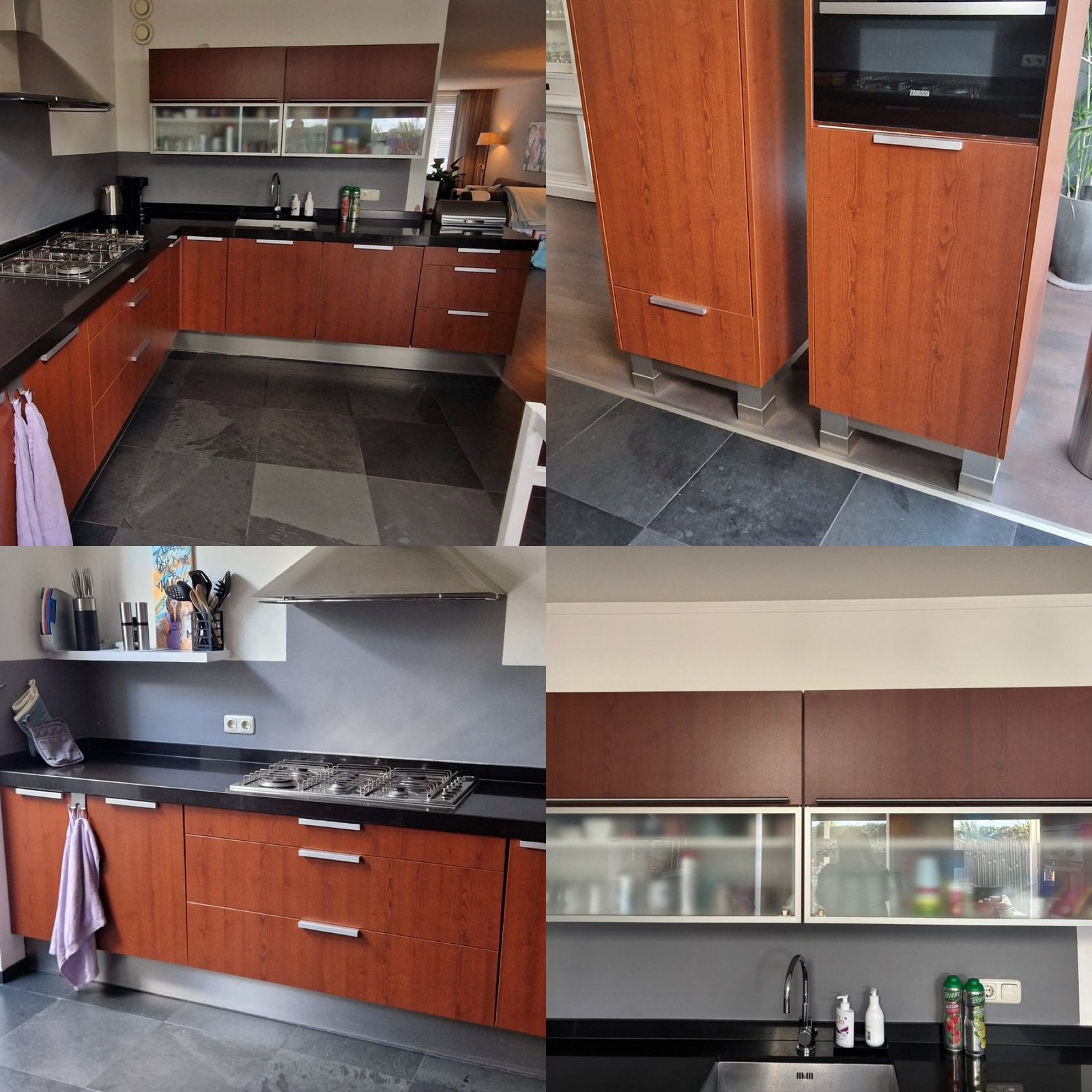 Siematic keuken, Ophalen, Gebruikt, Bruin, Hoekkeuken