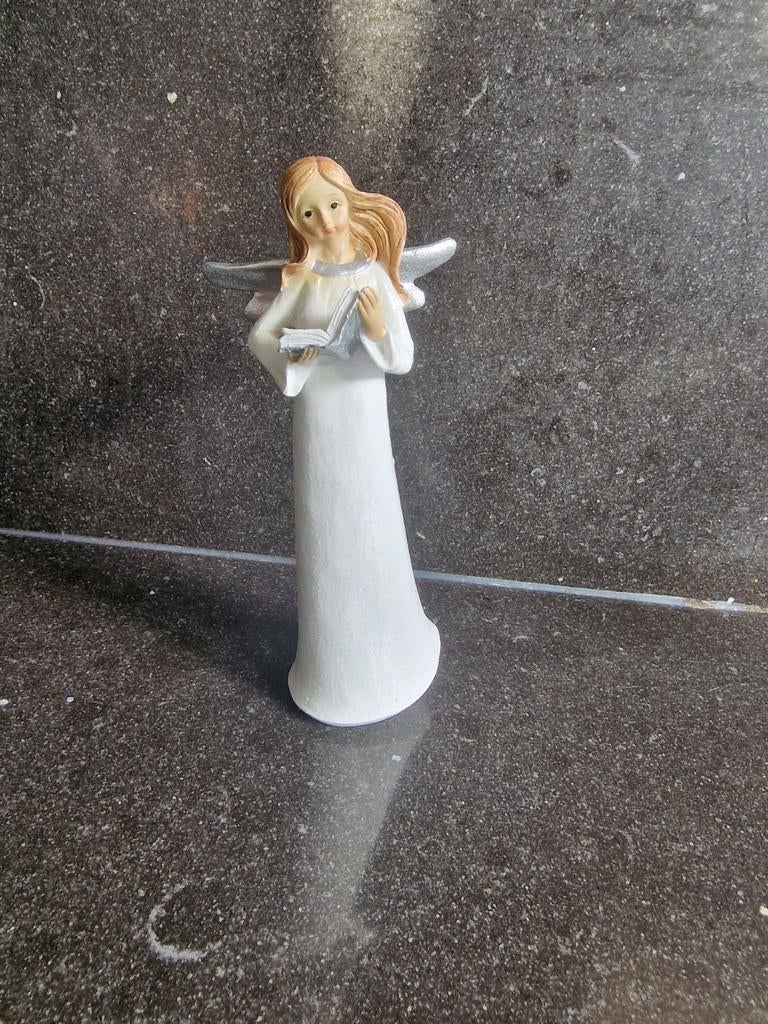 Decoratieve Engel met Boekje - Diverse Engelen Collectie, Ophalen of Verzenden, Gebruikt, Religie