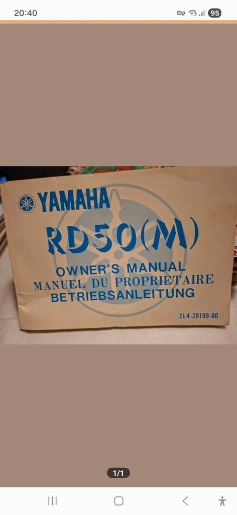 Yamaha RD50(M) Gebruikershandleiding, Verzenden